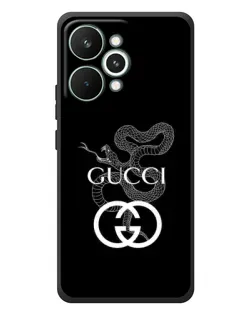 Чохол для Realme 15 Pro з картинкою «Gucci — срібна змія»