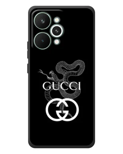 Чохол для Realme 15 Pro з картинкою «Gucci — срібна змія» Чохол для Realme 15 Pro з картинкою «Gucci — срібна змія»
