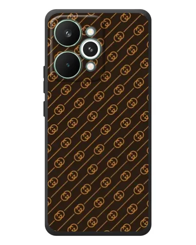 Чохол для Realme 15 Pro з картинкою «Gucci — золоті діагоналі» Чохол для Realme 15 Pro з картинкою «Gucci — золоті діагоналі»