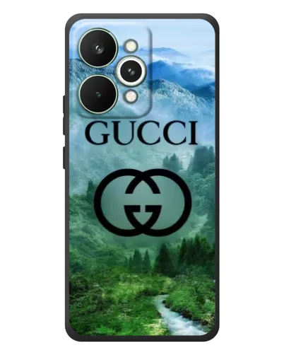 Чохол для Realme 15 Pro з картинкою «Gucci — гірський пейзаж» Чохол для Realme 15 Pro з картинкою «Gucci — гірський пейзаж»