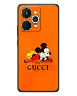 Чохол для Realme 15 Pro з картинкою «Міккі Маус Gucci — помаранч» Чохол для Realme 15 Pro з картинкою «Міккі Маус Gucci — помаранч»