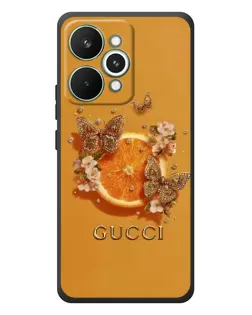 Чохол для Realme 15 Pro з картинкою «Gucci — золоті метелики» Чохол для Realme 15 Pro з картинкою «Gucci — золоті метелики»