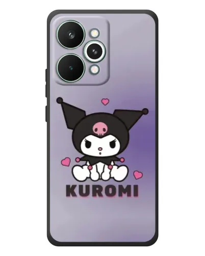 Чохол для Realme 15 Pro з картинкою «Kuromi — фіолетовий арт» Чохол для Realme 15 Pro з картинкою «Kuromi — фіолетовий арт»