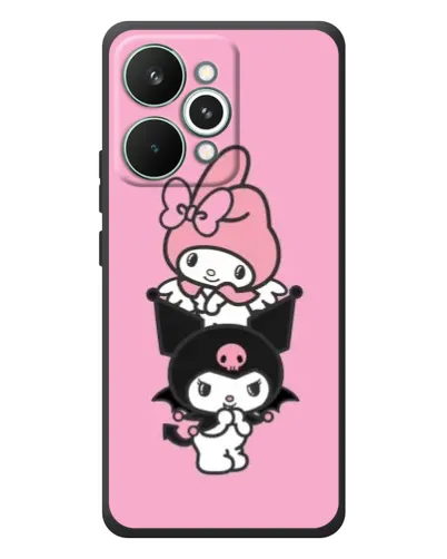 Чохол для Realme 15 Pro з картинкою «My Melody та Kuromi» Чохол для Realme 15 Pro з картинкою «My Melody та Kuromi»