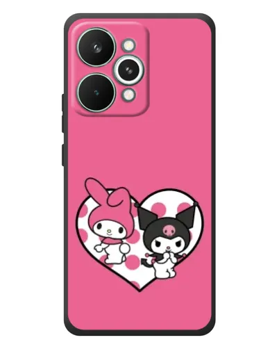 Чохол для Realme 15 Pro з картинкою «Kuromi та My Melody» Чохол для Realme 15 Pro з картинкою «Kuromi та My Melody»