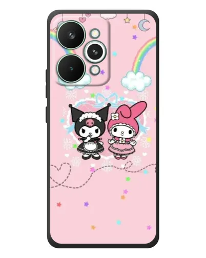 Чохол для Realme 15 Pro з картинкою «My Melody та Kuromi» Чохол для Realme 15 Pro з картинкою «My Melody та Kuromi»
