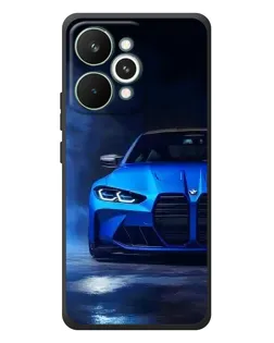 Чохол для Realme 15 Pro з картинкою «Блакитна BMW M4»