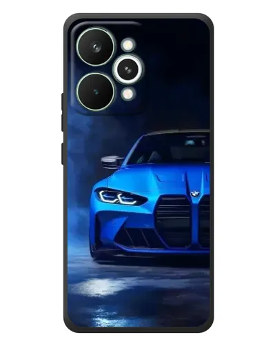Чохол для Realme 15 Pro з картинкою «Блакитна BMW M4» Чохол для Realme 15 Pro з картинкою «Блакитна BMW M4»