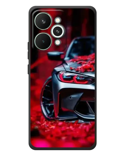 Чохол для Realme 15 Pro з картинкою «Спортивна BMW та квіти» Чохол для Realme 15 Pro з картинкою «Спортивна BMW та квіти»