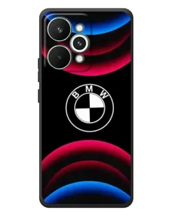 Чохол для Realme 15 Pro з картинкою «Логотип BMW та неонові дуги»