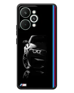 Чохол для Realme 15 Pro з картинкою «Силует BMW в темряві»