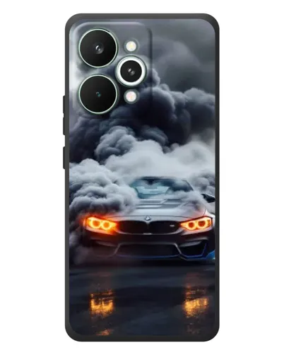 Чохол для Realme 15 Pro з картинкою «BMW у диму» Чохол для Realme 15 Pro з картинкою «BMW у диму»