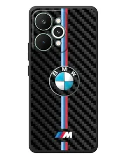 Чохол для Realme 15 Pro з картинкою «Емблема BMW та карбон»