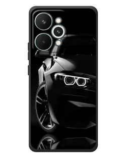 Чохол для Realme 15 Pro з картинкою «Чорна BMW — профіль»