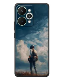 Чохол для Realme 15 Pro з картинкою «Герой PUBG на скелі»