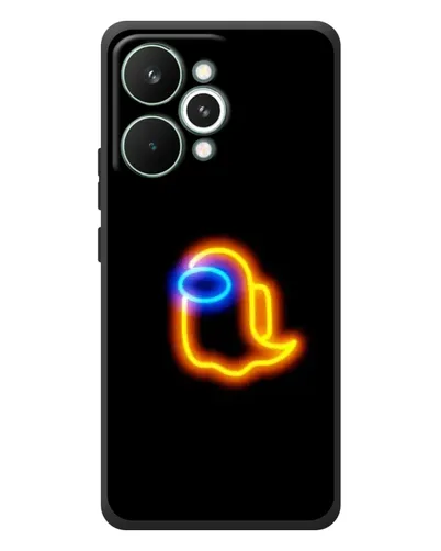 Чохол для Realme 15 Pro з картинкою «Among Us неонове сяйво»