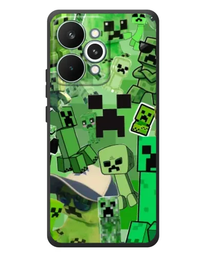 Чехол для Realme 15 Pro с картинкой «Криперы Minecraft»