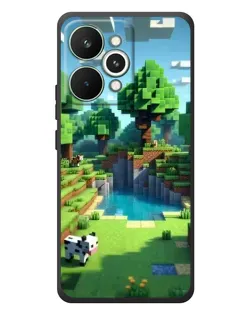 Чехол для Realme 15 Pro с картинкой «Minecraft летний день»