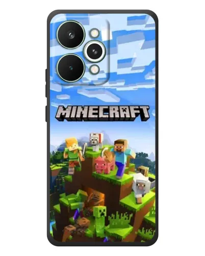Чехол для Realme 15 Pro с картинкой «Minecraft классический мир»