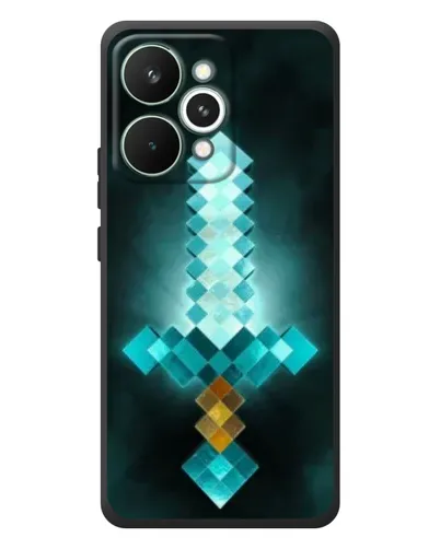 Чехол для Realme 15 Pro с картинкой «Алмазный меч неон»