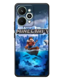 Чехол для Realme 15 Pro с картинкой «Minecraft ледяной мир»