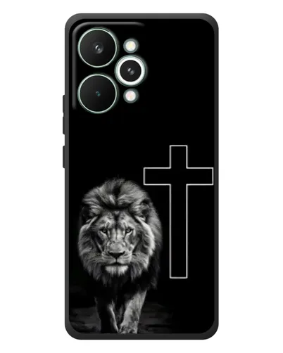 Чехол для Realme 15 Pro с картинкой «Лев и Крест»