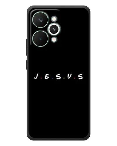 Чехол для Realme 15 Pro с картинкой «Точки веры J.E.S.U.S.»