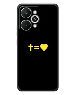 Чехол для Realme 15 Pro с картинкой «Сердце и Крест»