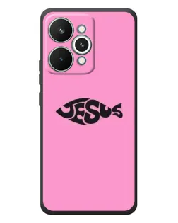 Чехол для Realme 15 Pro с картинкой «Розовый символ  Jesus»
