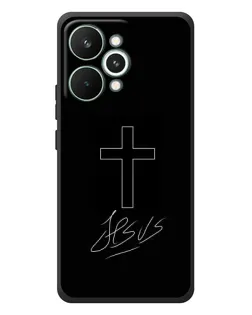 Чохол для Realme 15 Pro з картинкою «Графічний хрест Jesus»