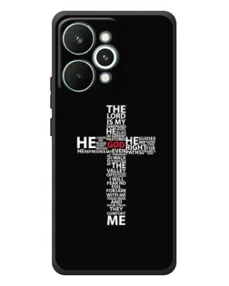 Чохол для Realme 15 Pro з картинкою «Текстовий хрест»