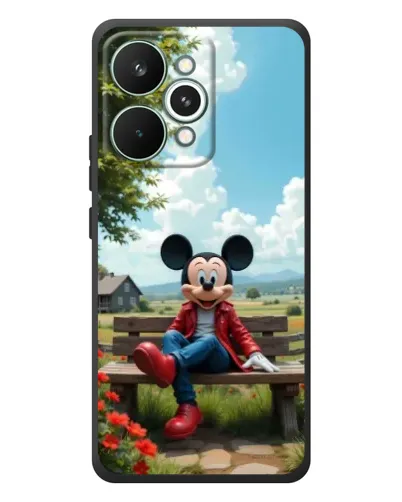 Чохол для Realme 15 Pro з картинкою «Міккі на лавці» Чохол для Realme 15 Pro з картинкою «Міккі на лавці»