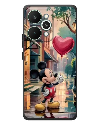Чохол для Realme 15 Pro з картинкою «Міккі та кулька-серце» Чохол для Realme 15 Pro з картинкою «Міккі та кулька-серце»