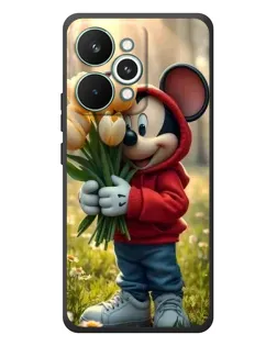 Чохол для Realme 15 Pro з картинкою «Міккі з тюльпанами»