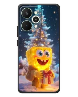 Чохол для Realme 15 Pro з картинкою «Різдвяний Спанч Боб»
