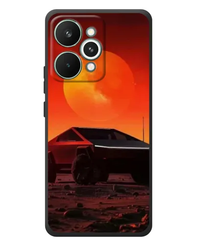 Чохол для Realme 15 Pro з картинкою «Cybertruck на Марсі»