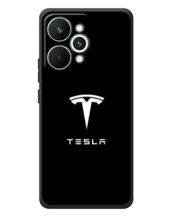 Чохол для Realme 15 Pro з картинкою «Tesla White Logo»
