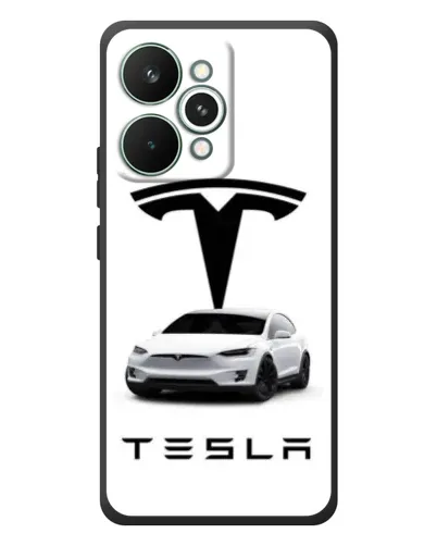 Чохол для Realme 15 Pro з картинкою «Tesla White Style»