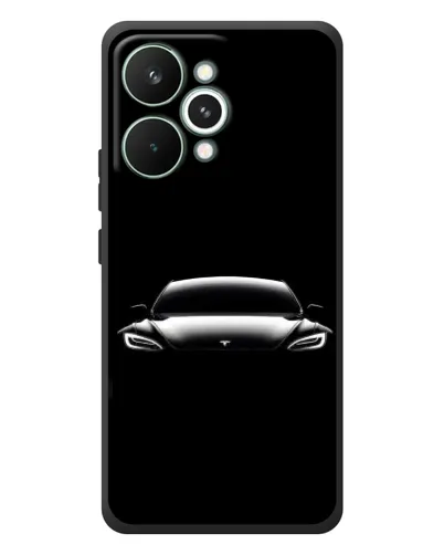 Чохол для Realme 15 Pro з картинкою «Фари Tesla Night»