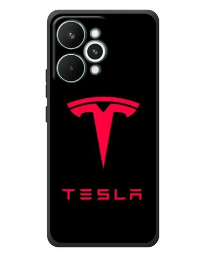 Чохол для Realme 15 Pro з картинкою «Tesla Red Logo»