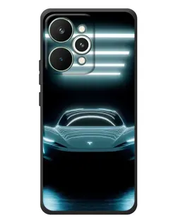 Чохол для Realme 15 Pro з картинкою «Tesla в неоні»