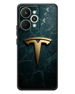 Чохол для Realme 15 Pro з картинкою «Мармурова Tesla Gold»