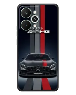 Чохол для Realme 15 Pro з картинкою «Mercedes — білий карбон»