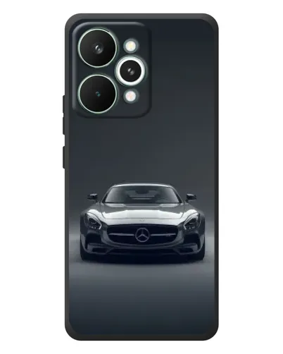 Чохол для Realme 15 Pro з картинкою «Mercedes на чорному» Чохол для Realme 15 Pro з картинкою «Mercedes на чорному»