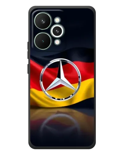 Чохол для Realme 15 Pro з картинкою «Mercedes — прапор Німеччини» Чохол для Realme 15 Pro з картинкою «Mercedes — прапор Німеччини»