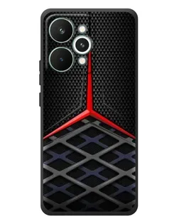 Чохол для Realme 15 Pro з картинкою «Mercedes Carbon Grid»
