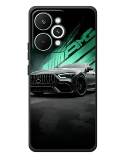 Чохол для Realme 15 Pro з картинкою «Темний Mercedes AMG»