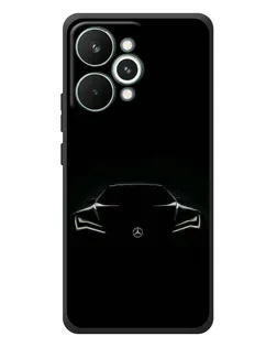 Чохол для Realme 15 Pro з картинкою «Mercedes — силует авто»