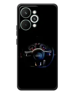 Чохол для Realme 15 Pro з картинкою «Салон Audi — кермо»