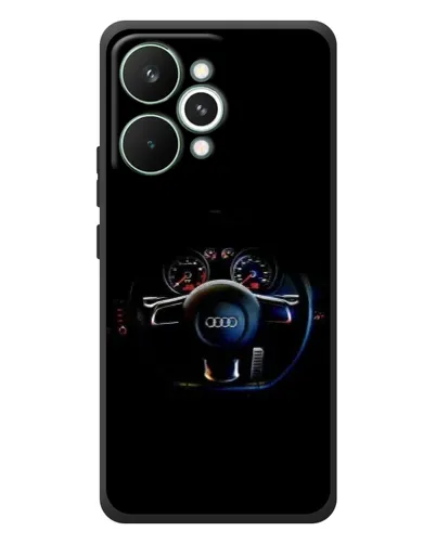 Чехол для Realme 15 Pro с картинкой «Салон Audi — руль» Чехол для Realme 15 Pro с картинкой «Салон Audi — руль»
